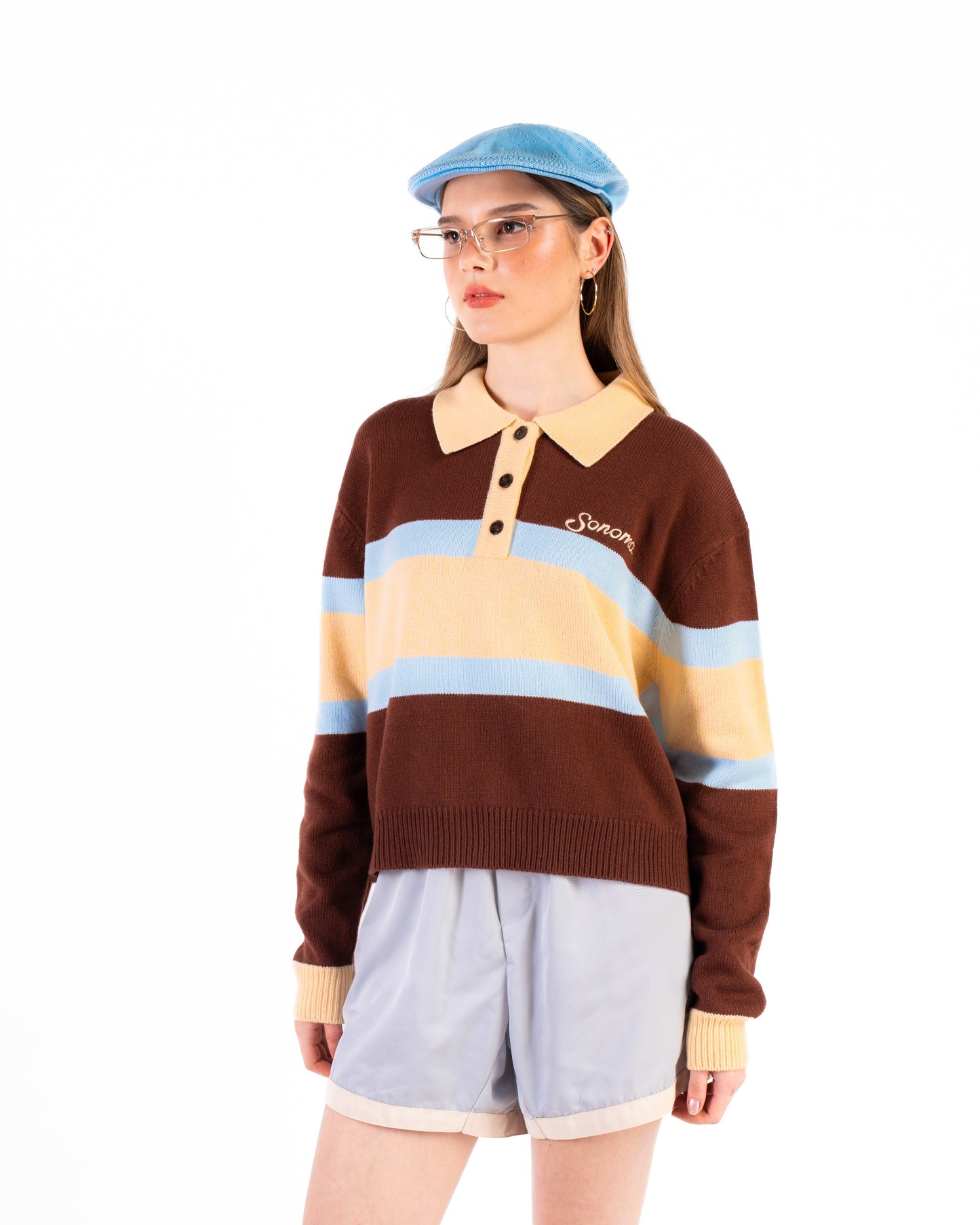 Sonoma Brown Rugby Knit