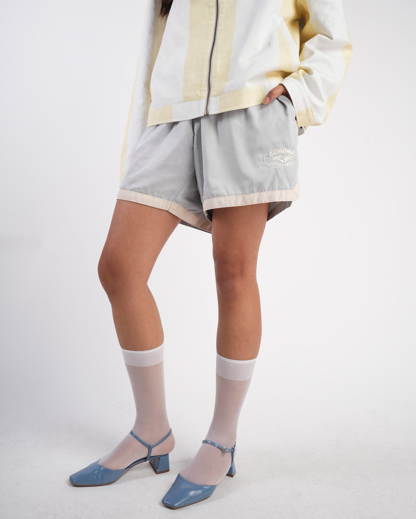 Sonoma Courtside Blue Warm Up Shorts