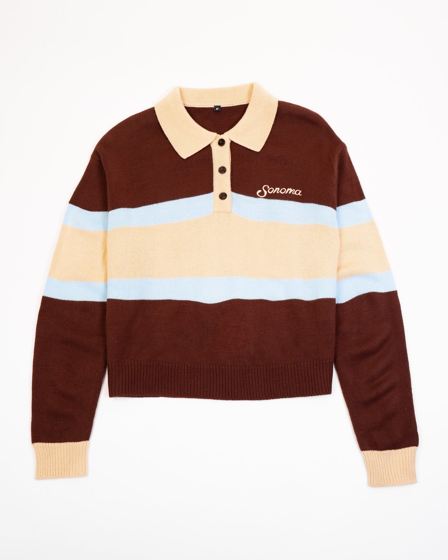 Sonoma Brown Rugby Knit