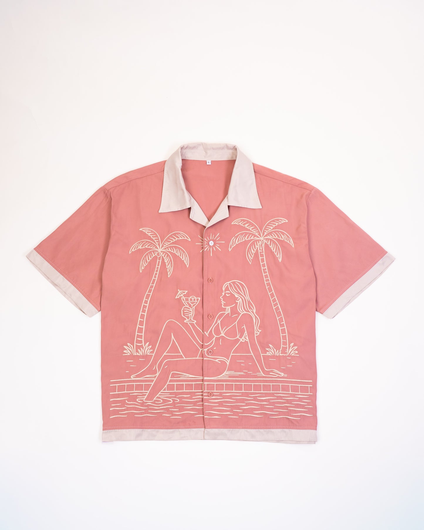 Poolside Pink Warmup Shirt