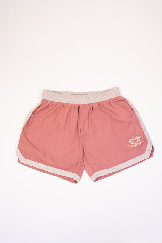 Sonoma Poolside Pink Warm Up Shorts