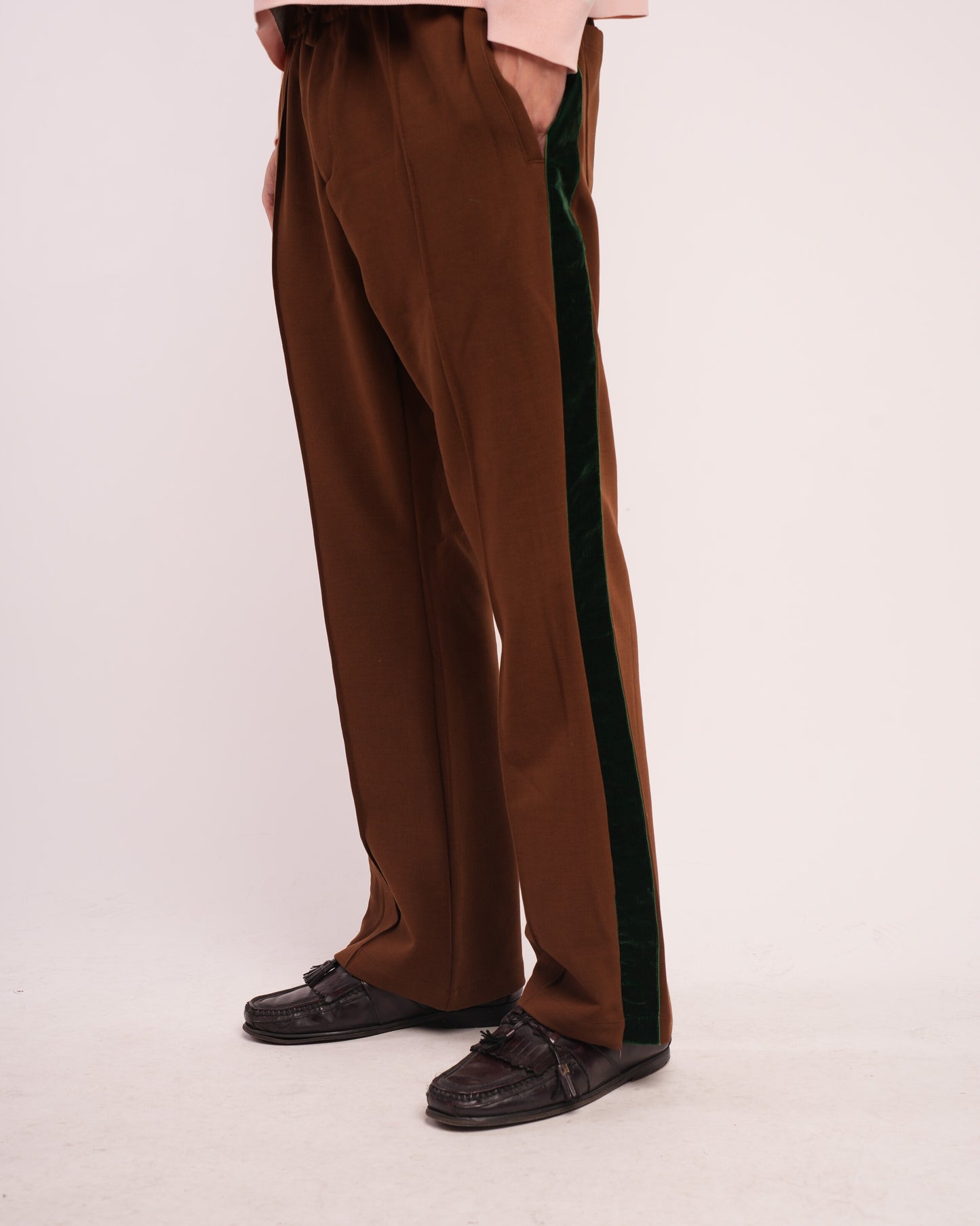 Sonoma Zip Flare Trousers - Brown