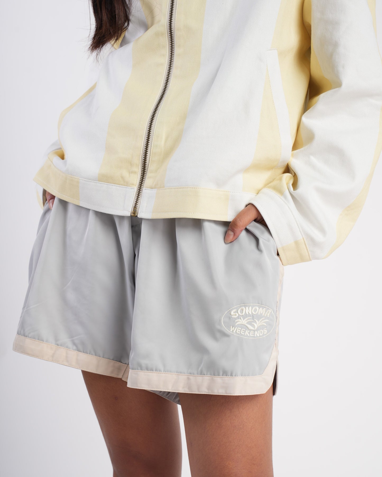 Sonoma Courtside Blue Warm Up Shorts