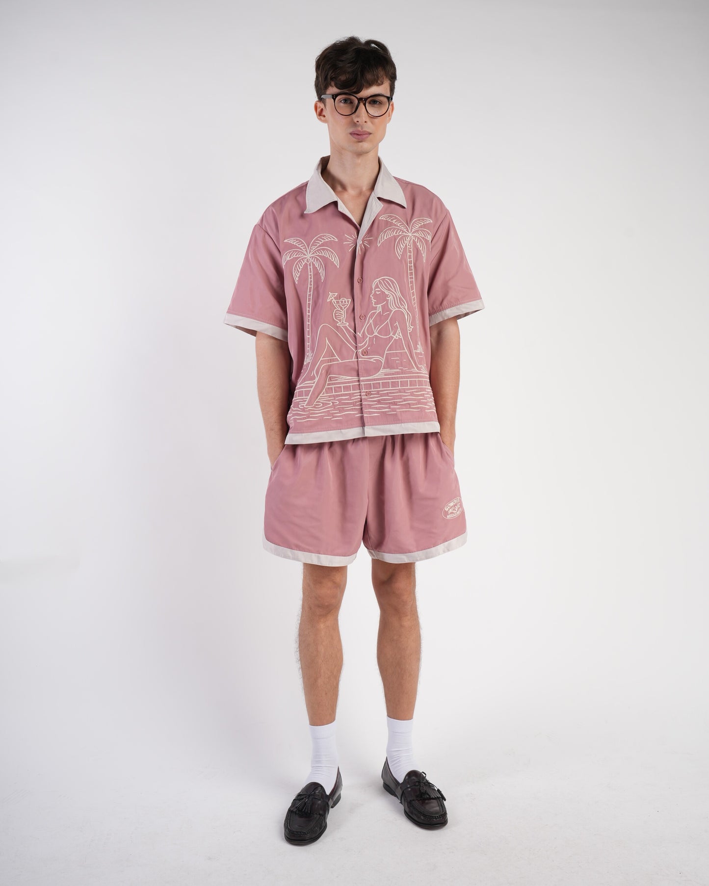 Poolside Pink Warmup Shirt