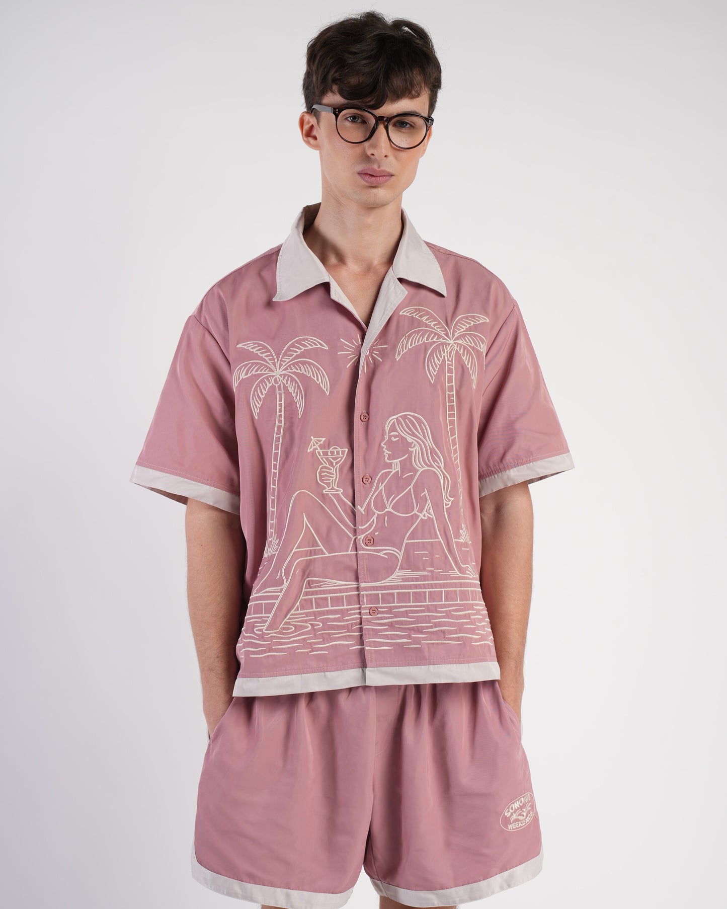 Poolside Pink Warmup Shirt