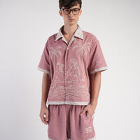 Poolside Pink Warmup Shirt