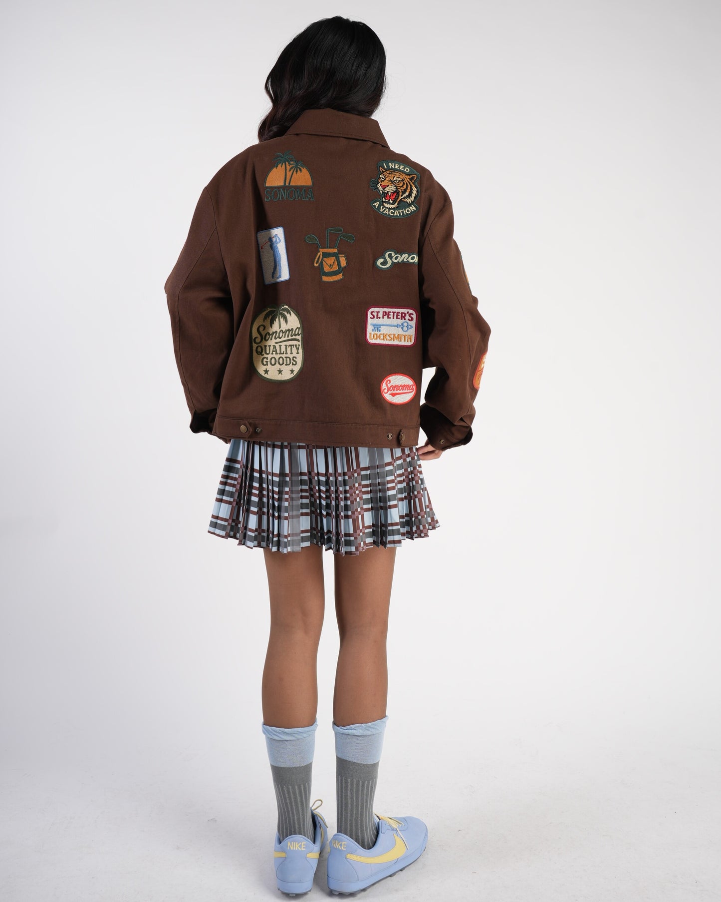 Checkered Martini Skirt