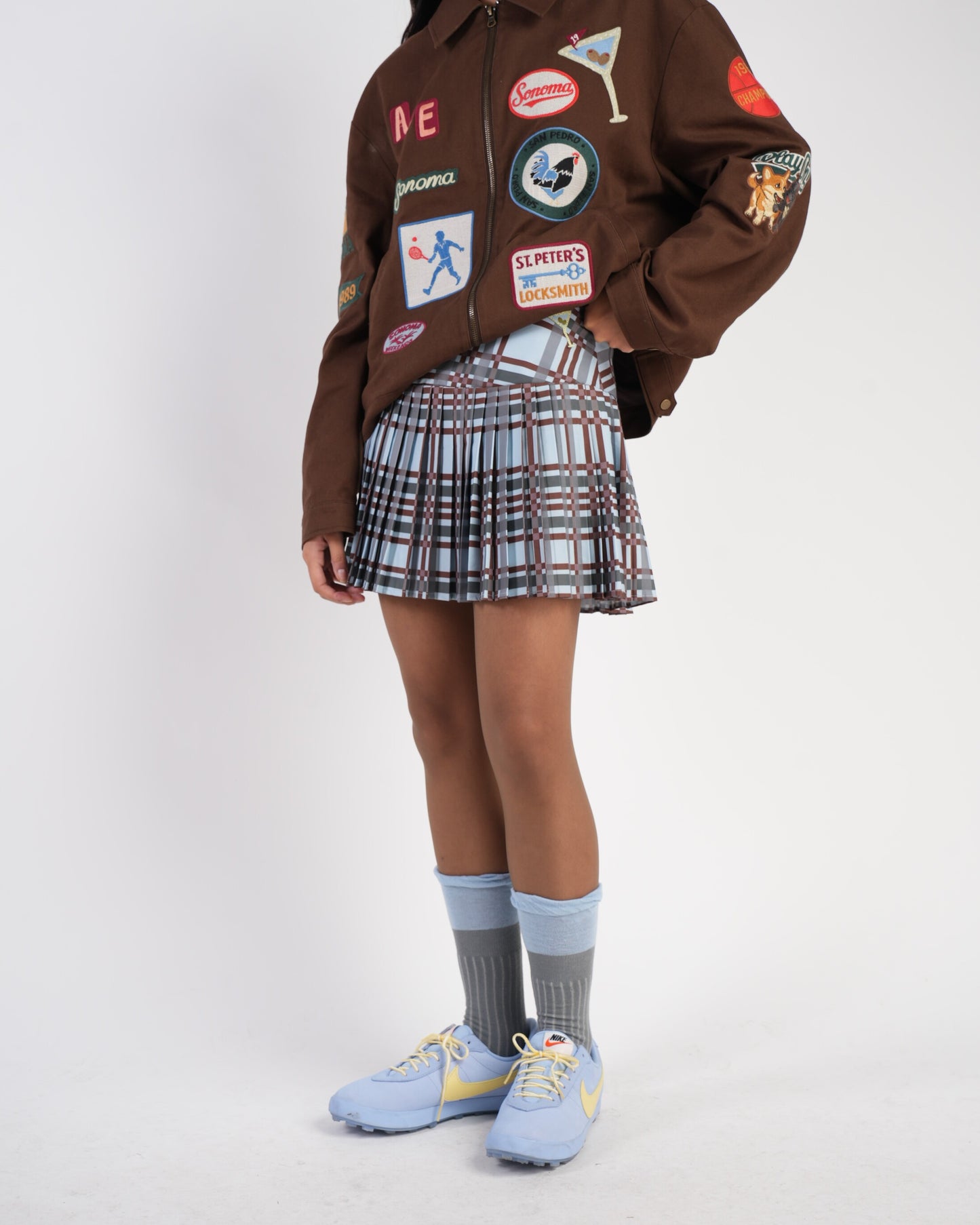 Checkered Martini Skirt